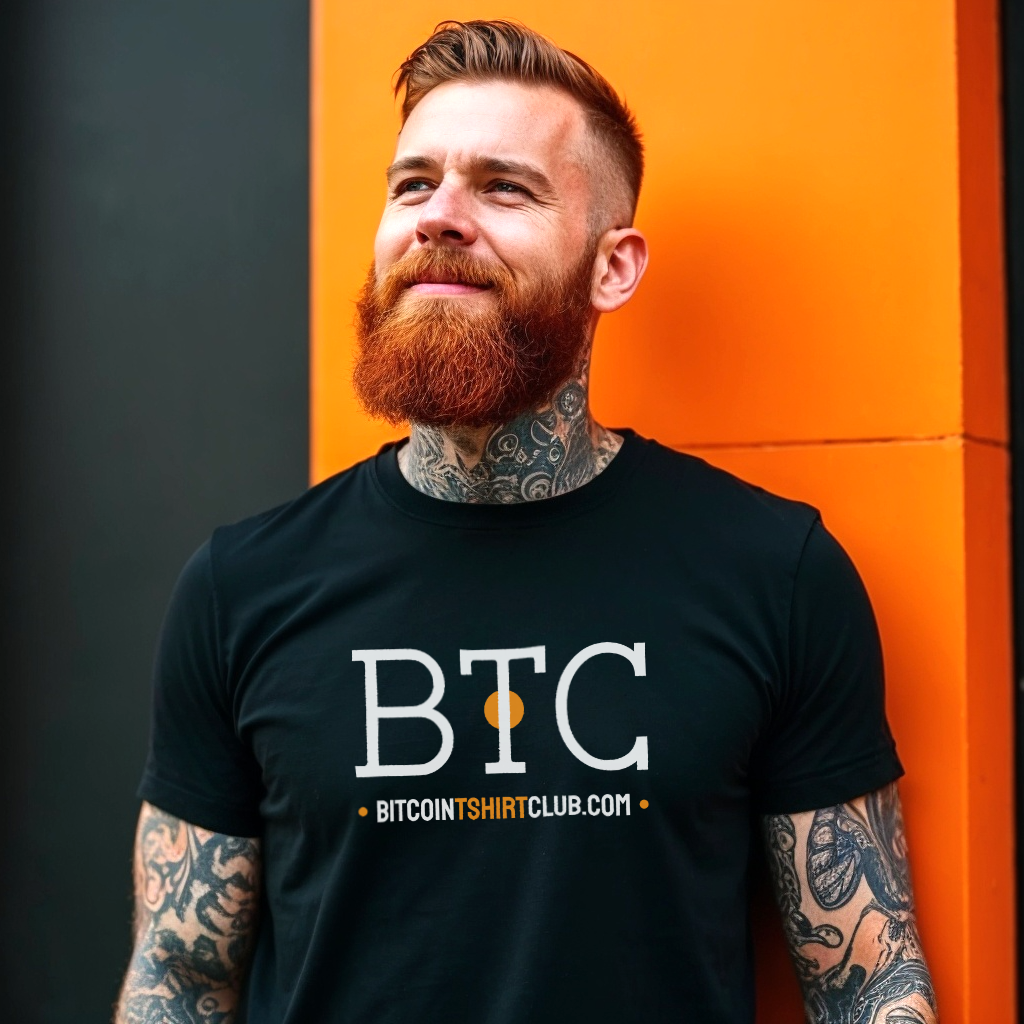 BTC T-shirt Bitcoin T-Shirt Club
