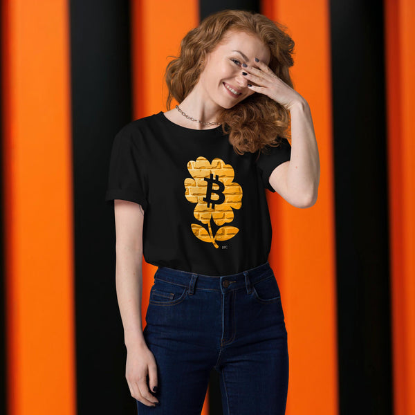 BTC Orange Bloom | PREMIUM T-shirt