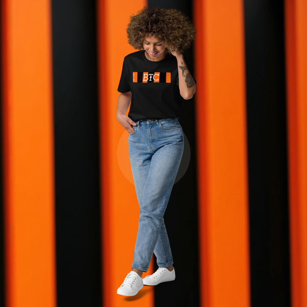 BTC Stripes with Club-logo | PREMIUM T-shirt