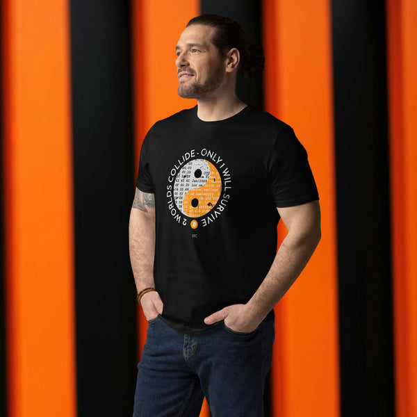 BTC 2 Worlds Collide Yin And Yang | PREMIUM T-shirt
