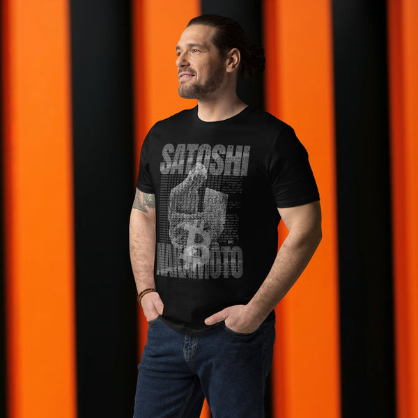 BTC Satoshi Nakamoto Born in Code | PREMIUM T-shirt