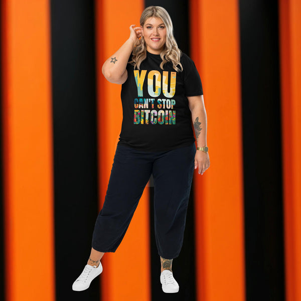 BTC You Can't Stop Bitcoin Flowers | PREMIUM T-shirt