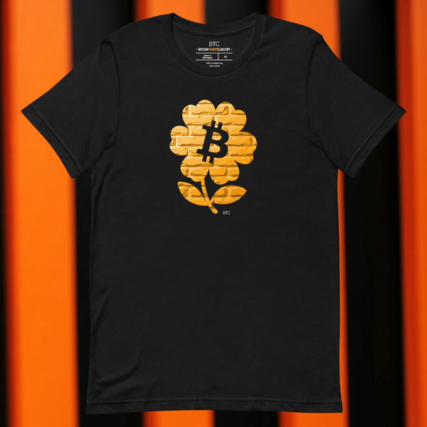 BTC Orange Bloom | HQ T-shirt
