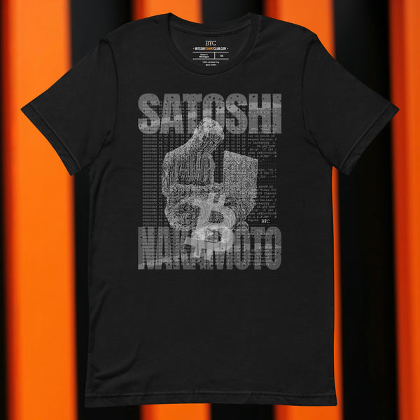 BTC Satoshi Nakamoto Born in Code | HQ T-shirt